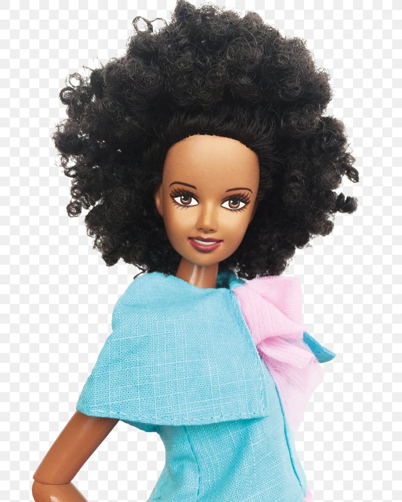black barbie with afro