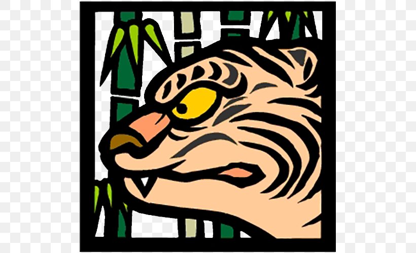 Tiger BMP File Format Clip Art, PNG, 505x500px, Tiger, Art, Bamboo, Big Cat, Big Cats Download Free