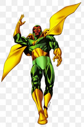 .vision - Vision Clint Barton Spider-Man Superhero Wasp PNG