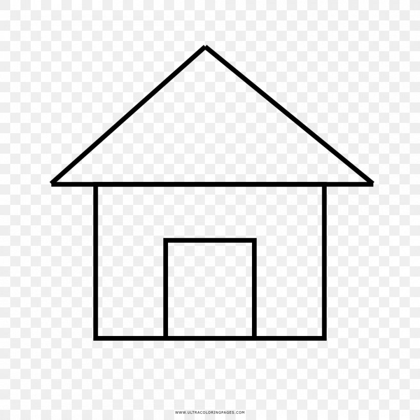 Line Triangle Roof Clip Art, PNG, 1000x1000px, Roof, Area, Black And White, Facade, Home Download Free