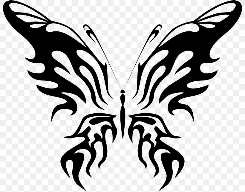 Monarch Butterfly Brush-footed Butterflies Line Art Clip Art, PNG, 800x642px, Monarch Butterfly, Animal, Art, Arthropod, Black Download Free