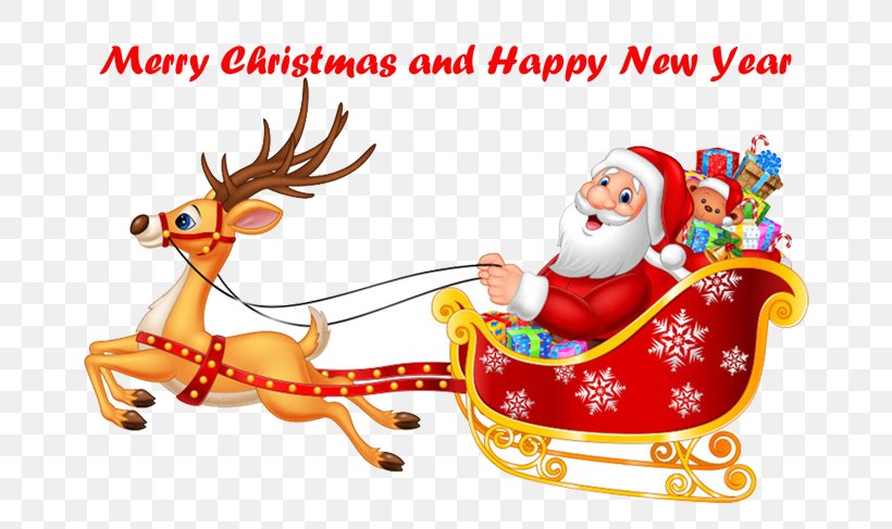 Reindeer Santa Claus NORAD Tracks Santa Christmas Royalty-free, PNG, 700x487px, Reindeer, Art, Christmas, Christmas Decoration, Christmas Ornament Download Free