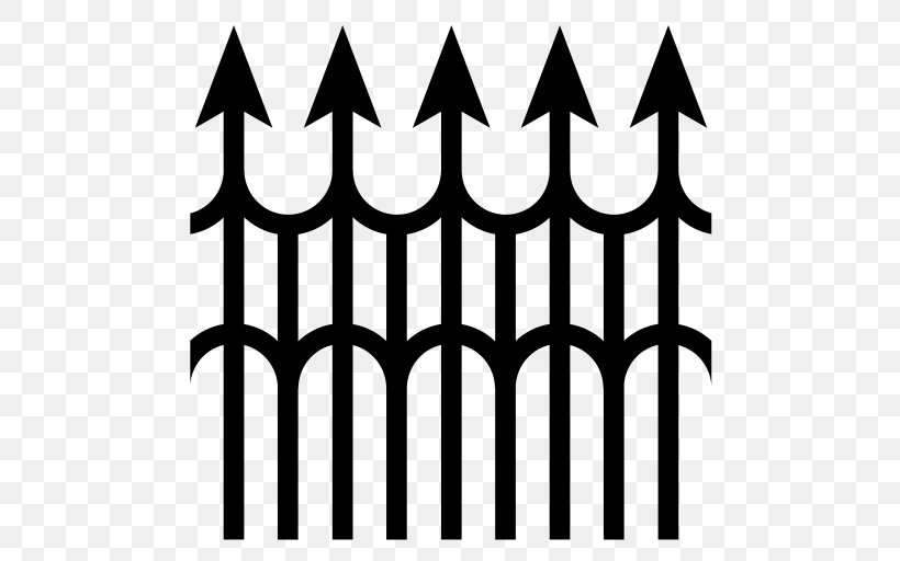 Fence Garden Clip Art, PNG, 512x512px, Fence, Black, Black And White, Garden, Gate Download Free