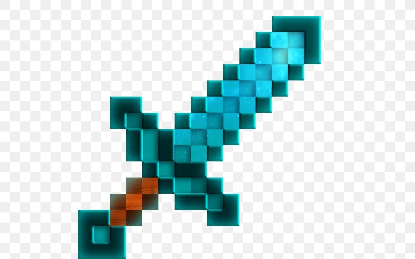 Minecraft: Pocket Edition ThinkGeek Minecraft Next Generation Diamond Sword Pokémon Diamond And Pearl, PNG, 512x512px, Minecraft, Blue, Coloring Book, Melee, Melee Weapon Download Free