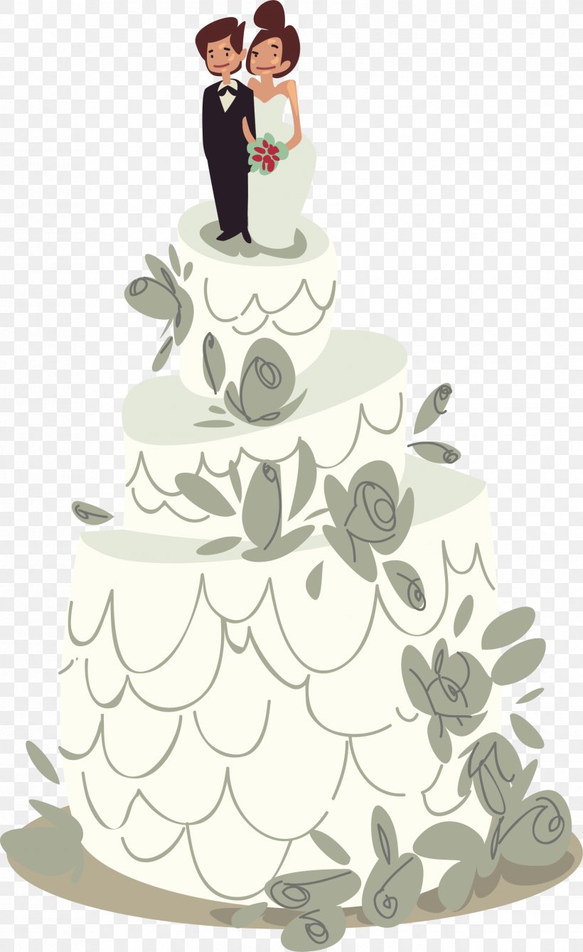 Wedding Cake Euclidean Vector Cream Pie Birthday Cake, PNG, 1730x2827px, Wedding Cake, Cake, Cake Decorating, Cream Pie, Element Download Free