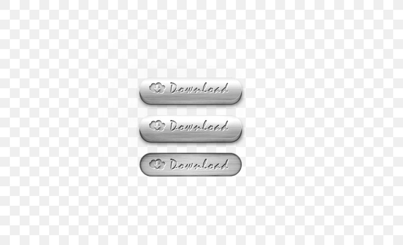 3D Metal Download Button, PNG, 500x500px, Logo, Black, Black And White, Brand, Label Download Free