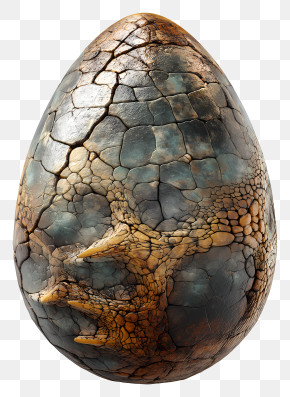 Dinosaur Egg - Cracked Dragon Egg PNG