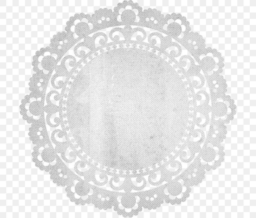 Doily Paper Digital Scrapbooking Clip Art, PNG, 697x699px, Doily, Area, Black, Black And White, Digital Scrapbooking Download Free