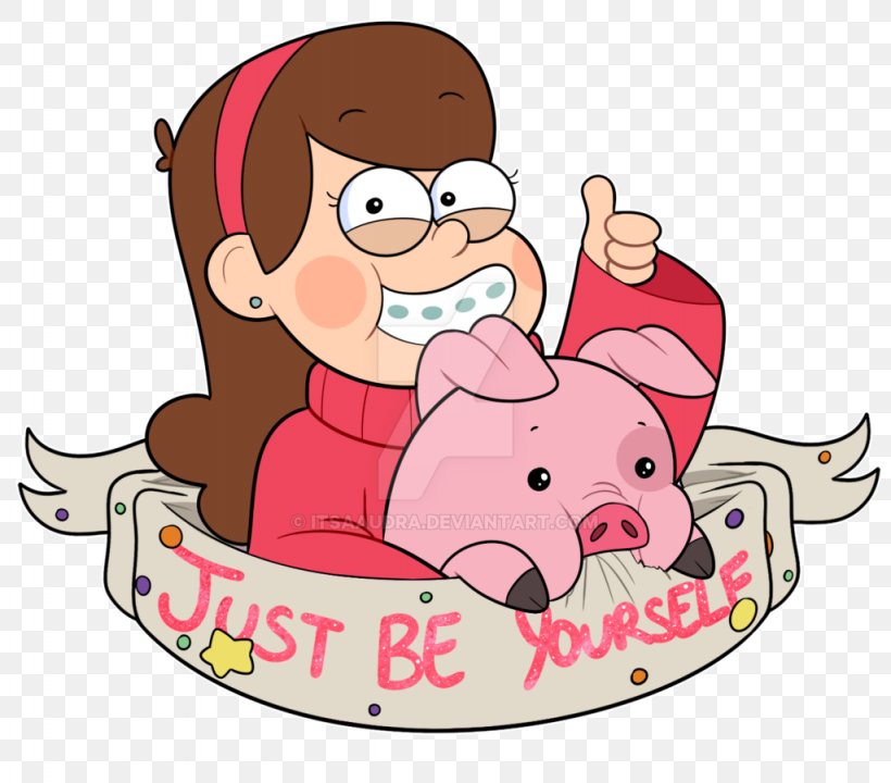 Mabel Pines Dipper Pines Waddles Fan Art Character, PNG, 1024x900px, Watercolor, Cartoon, Flower, Frame, Heart Download Free