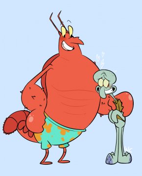 Lobster - Patrick Star Squidward Tentacles Larry The Lobster Cartoon PNG