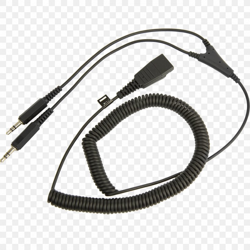 Phone Connector Electrical Cable Sound Cards & Audio Adapters Jabra QD AC Power Plugs And Sockets, PNG, 1400x1400px, Phone Connector, Ac Power Plugs And Sockets, Adapter, Auto Part, Cable Download Free