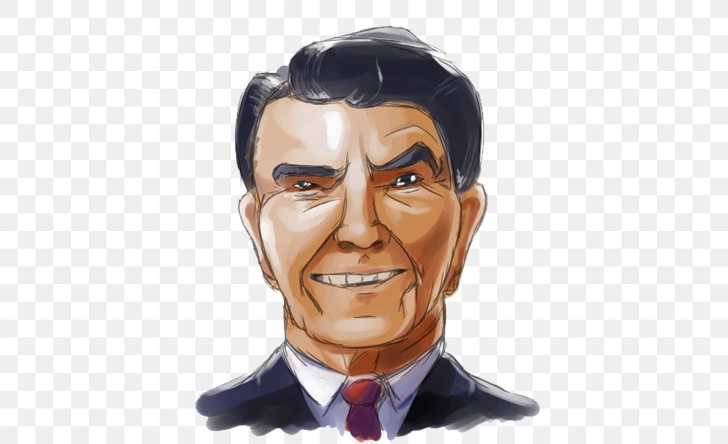 Ronald Reagan President Of The United States Cartoon Clip Art, PNG, 500x500px, Ronald Reagan, Actor, Art, Caricature, Cartoon Download Free