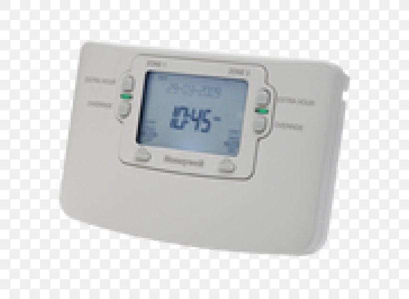 Thermostat Central Heating Honeywell ST9400C Programmer Boiler, PNG, 600x600px, Thermostat, Berogailu, Boiler, Central Heating, Electronics Download Free