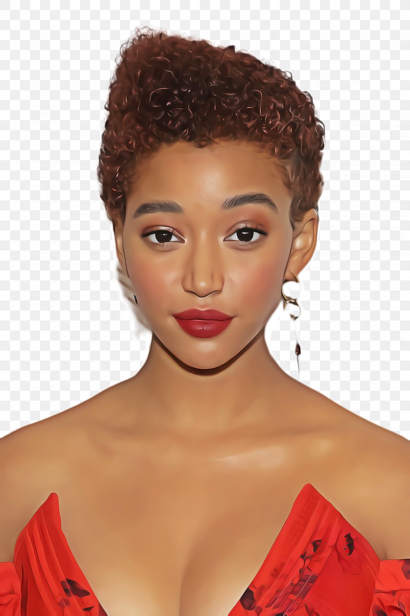 Amandla Stenberg Hairstyle Brown Hair Afro, PNG, 1632x2448px, Amandla Stenberg, Afro, Afrotextured Hair, Artificial Hair Integrations, Bangs Download Free