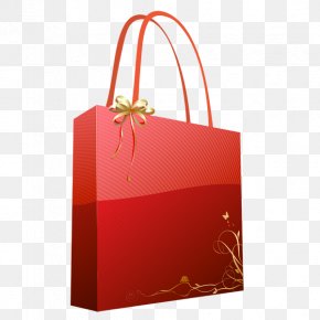 Red Shopping Bags - Euclidean Vector PNG