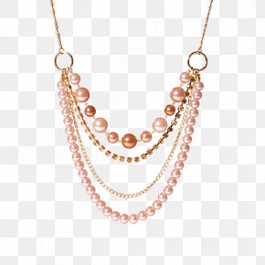 Necklace - Necklace Earring Pearl Clothing Accessories Jewellery PNG