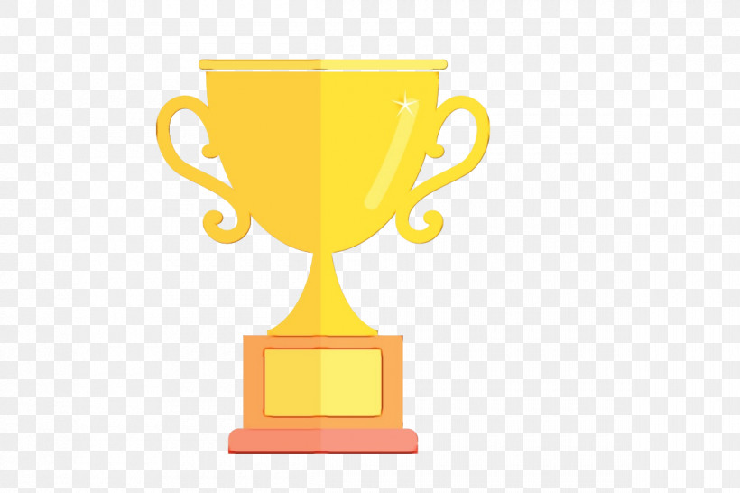 Trophy, PNG, 1200x800px, Watercolor, Award, Cartoon, Cdr, Paint Download Free