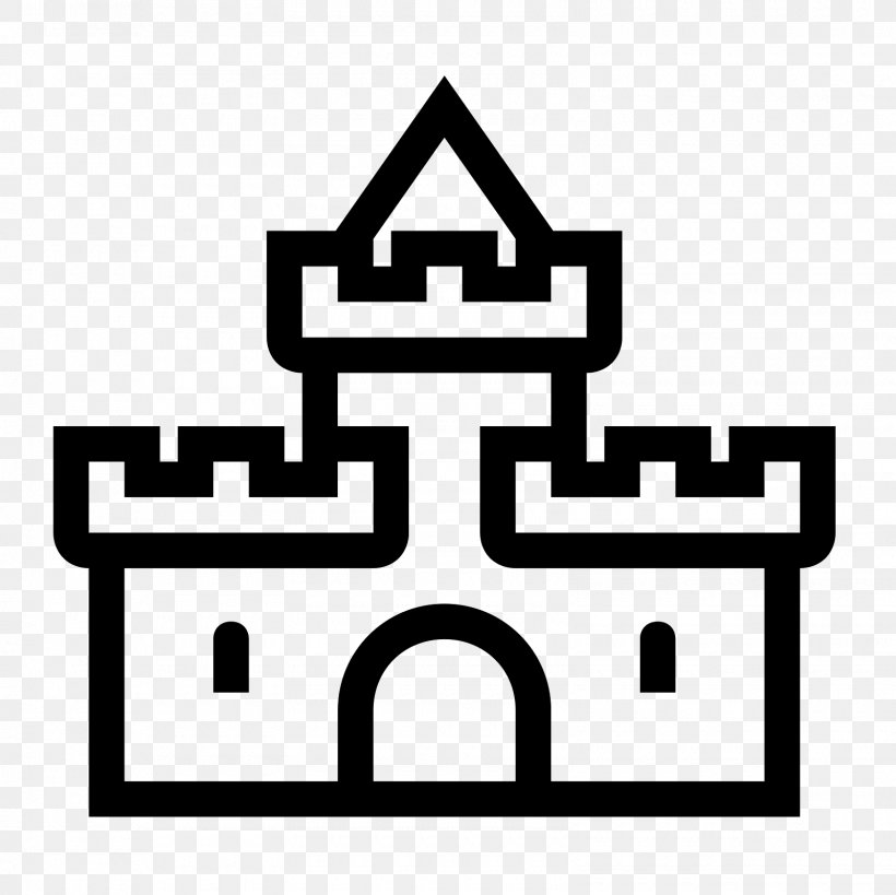 Castle Fortification, PNG, 1600x1600px, Castle, Area, Black And White, Fortification, Symbol Download Free