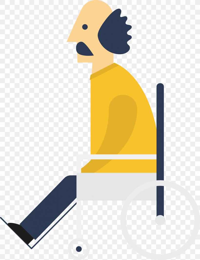 Wheelchair Disability Old Age, PNG, 1724x2239px, Wheelchair, Area, Beak, Bird, Cartoon Download Free