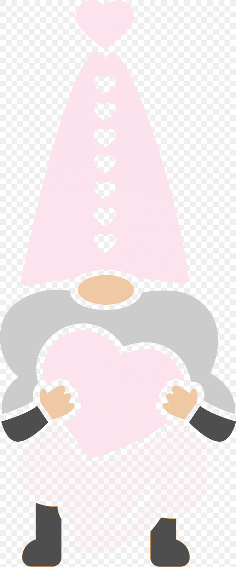 Gnome Loving Red Heart, PNG, 1249x3000px, Gnome, Heart, Loving, Nose, Pink Download Free