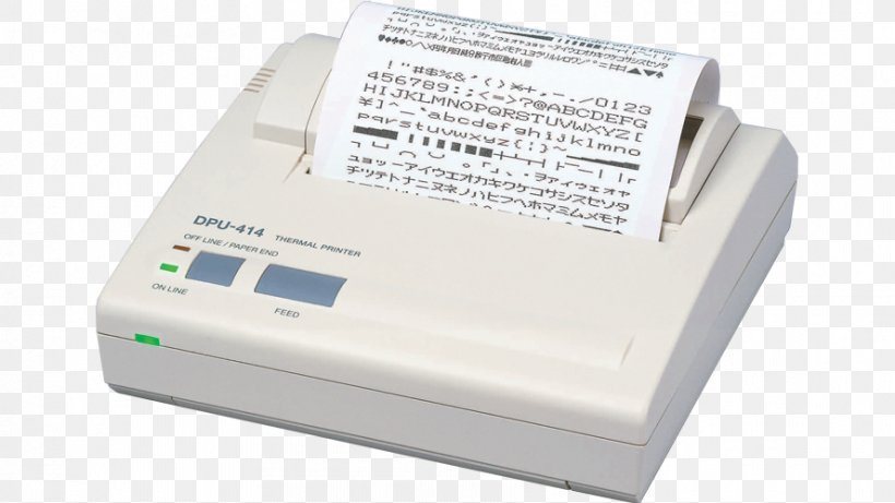 Seiko DPU414 Direct Thermal Printer DPU414-BD Thermal Printing Thermal Paper, PNG, 888x500px, Printer, Electronic Device, Electronics, Measurement, Paper Download Free