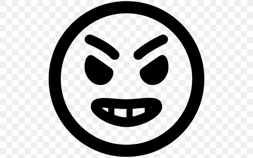 Smiley Emoticon Icon Design Clip Art, PNG, 512x512px, Smiley, Black And White, Computer, Computer Software, Emoticon Download Free