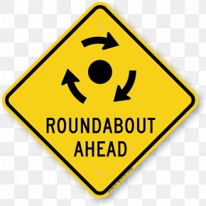 ROUND ABOUT - Traffic Sign Flash Flood Flood Warning PNG