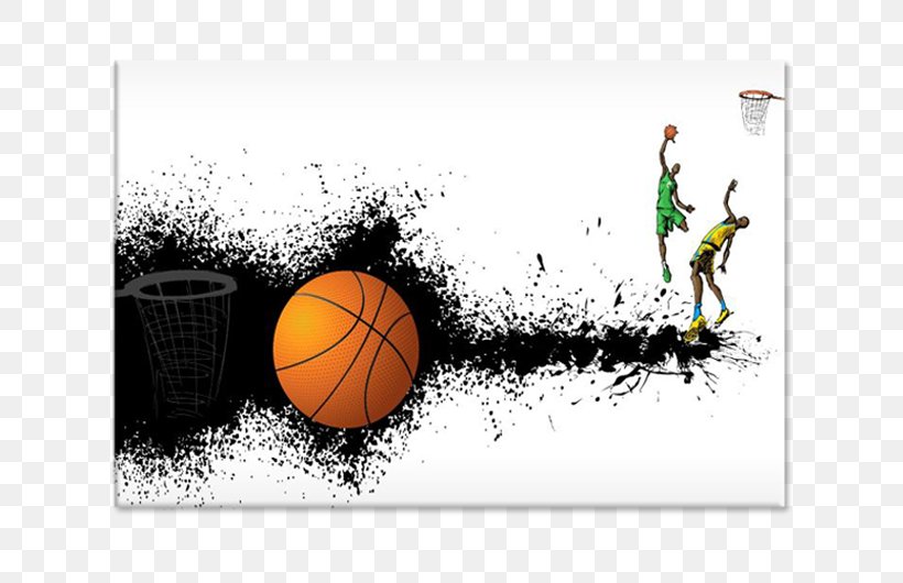 Basketball Player Slam Dunk Clip Art, PNG, 750x530px, Basketball, Ball, Basketball Player, Brand, Football Download Free
