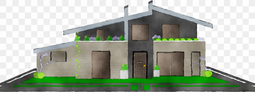 Facade Roof Elevation Property, PNG, 1920x692px, Watercolor, Elevation, Facade, Paint, Property Download Free