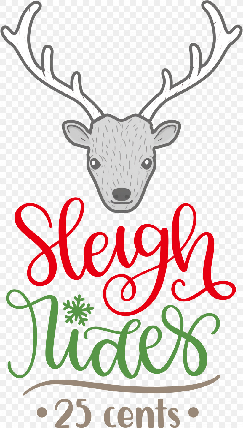Sleigh Rides Deer Reindeer, PNG, 1707x3000px, Deer, Antler, Black, Christmas, Christmas Day Download Free