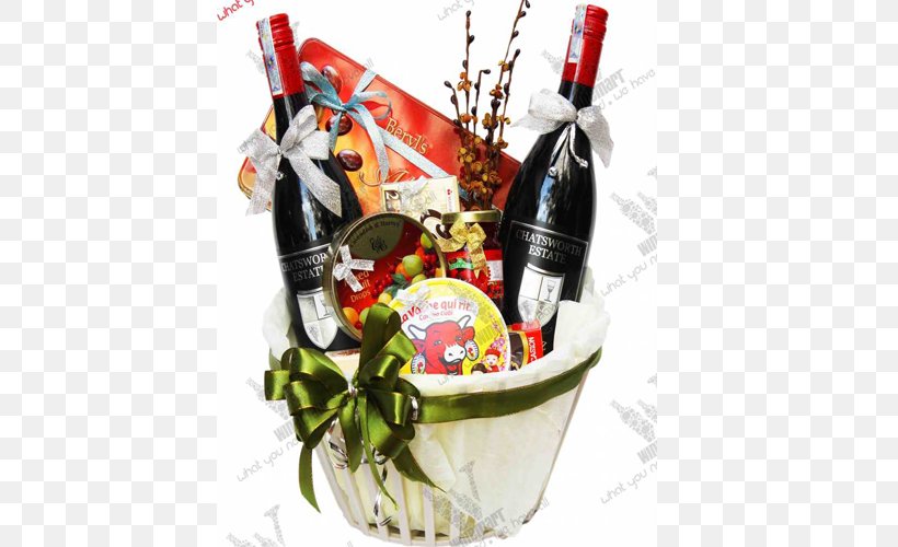 Wine Hamper Mishloach Manot Food Gift Baskets Champagne, PNG, 500x500px, Wine, Advertising, Alcohol, Basket, Champagne Download Free