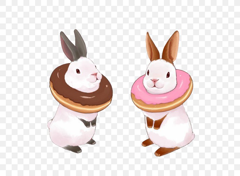 Angora Rabbit Rex Rabbit Lionhead Rabbit Donuts, PNG, 600x600px, Rabbit, Angora Rabbit, Animal, Art, Donuts Download Free