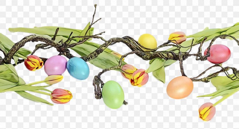Easter Egg, PNG, 1920x1038px, Spring, Branch, Easter, Easter Egg, Flower Download Free