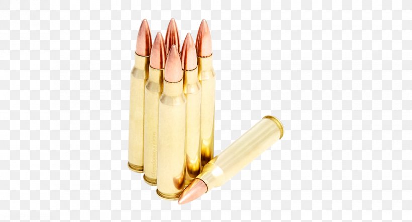 Full Metal Jacket Bullet Ammunition .308 Winchester Projectile, PNG, 980x530px, 308 Winchester, 919mm Parabellum, Bullet, Ammunition, Brass Download Free