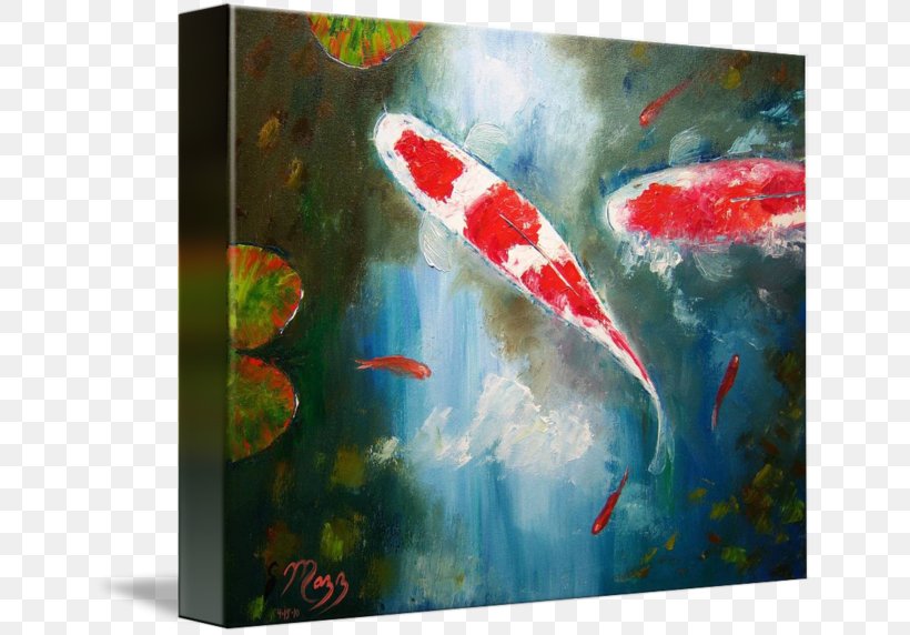 Kōhaku Goldfish Sticker Carp Koi, PNG, 650x572px, Kohaku, Acrylic Paint, Adhesive, Artwork, Askartelu Download Free