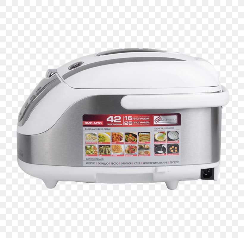 Multicooker Rice Cookers Redmond Cookware Home Appliance, PNG, 800x800px, Multicooker, Cooking, Cookware, Cookware Accessory, Food Download Free