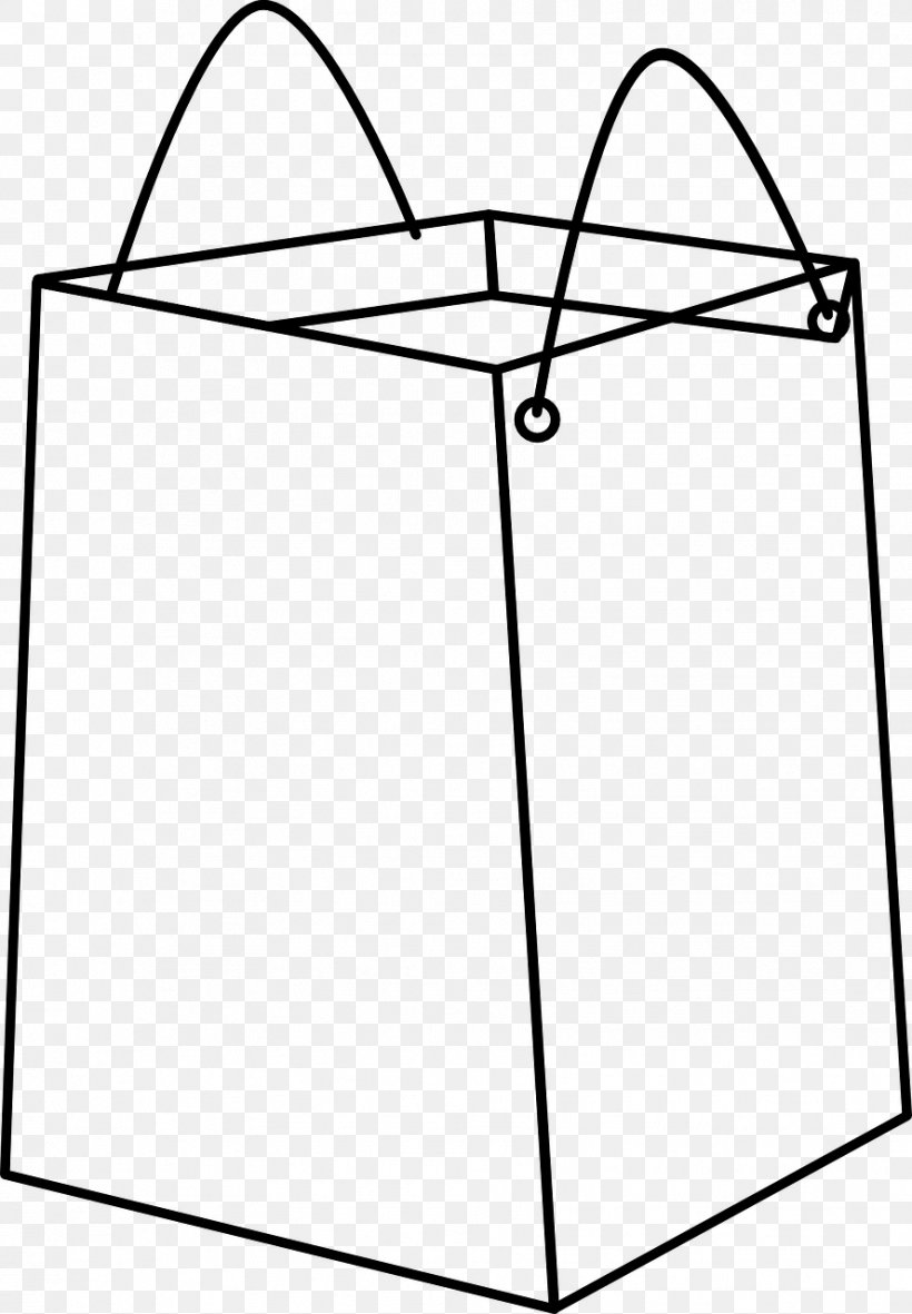 Paper Bag Paper Bag Plastic Bag Clip Art, PNG, 888x1280px, Paper, Area, Bag, Black, Black And White Download Free