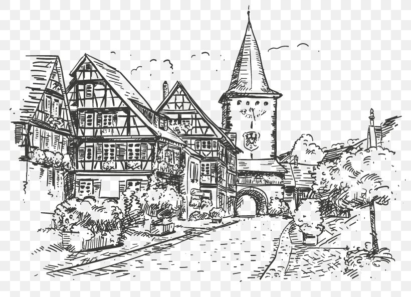 Central Black Forest Kultur- Und Tourismus GmbH Gengenbach Gengenbacher Adventsmarkt Harmersbach Sketch, PNG, 818x592px, Gengenbach, Almshouse, Art, Artwork, Black And White Download Free