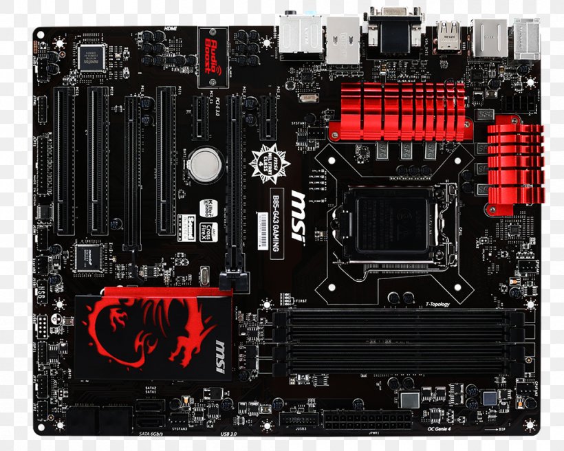 Intel MATX High-end Gaming Motherboard Z87M GAMING LGA 1150 Micro-Star International, PNG, 1000x800px, Intel, Atx, Computer, Computer Accessory, Computer Case Download Free