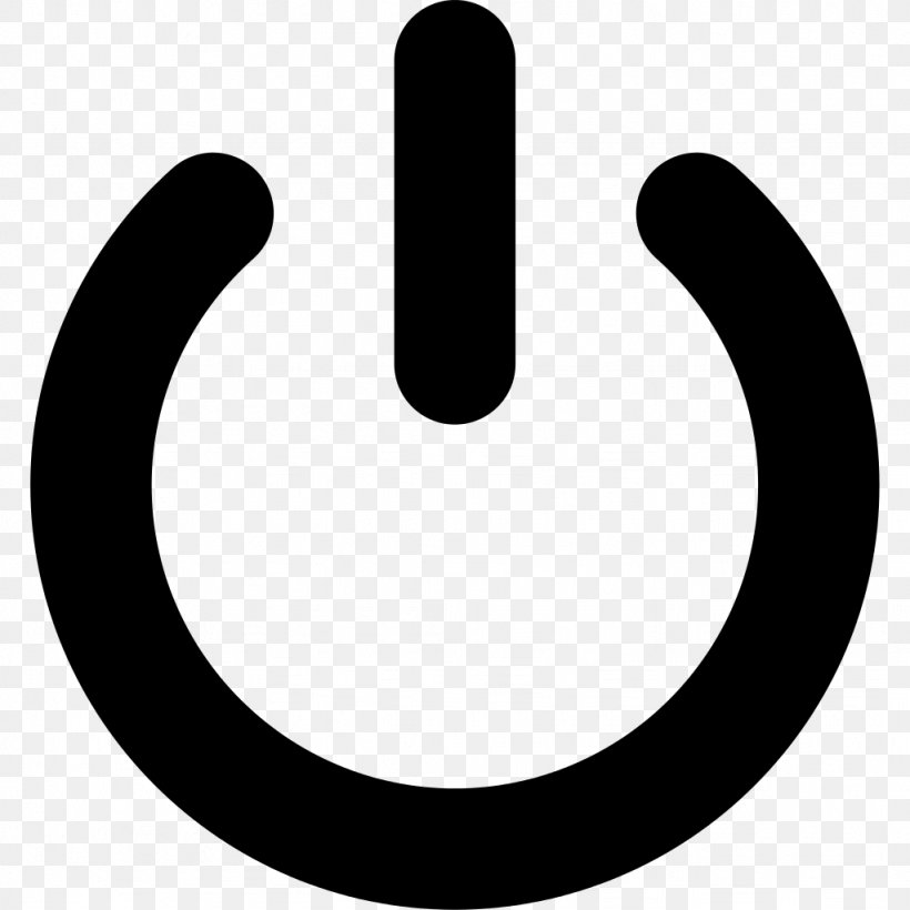 Power Symbol Logo Clip Art, PNG, 1024x1024px, Power Symbol, Black And White, Button, Finger, Logo Download Free