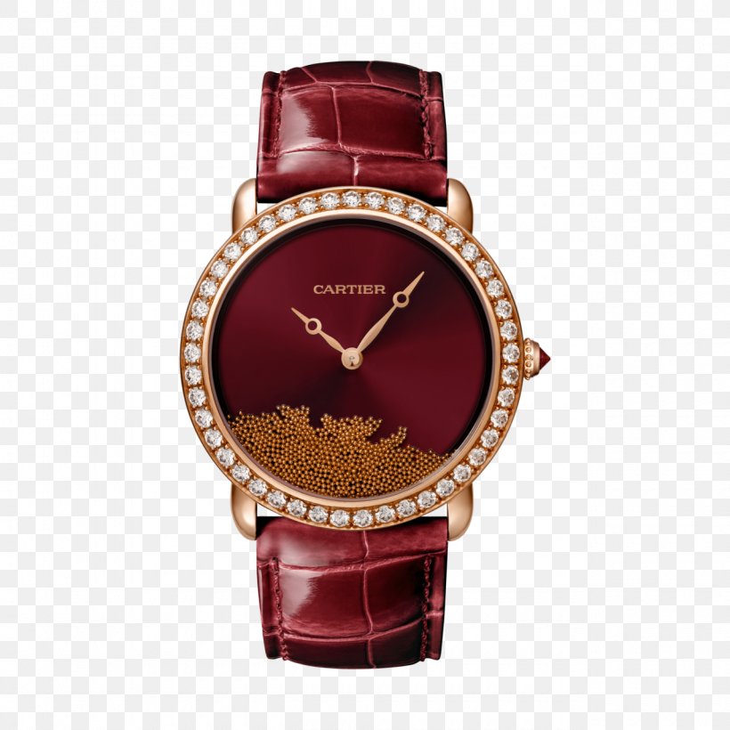 Cartier Watch Salon International De La Haute Horlogerie Movement Jewellery, PNG, 1280x1280px, Cartier, Brown, Clock, International Watch Company, Jewellery Download Free
