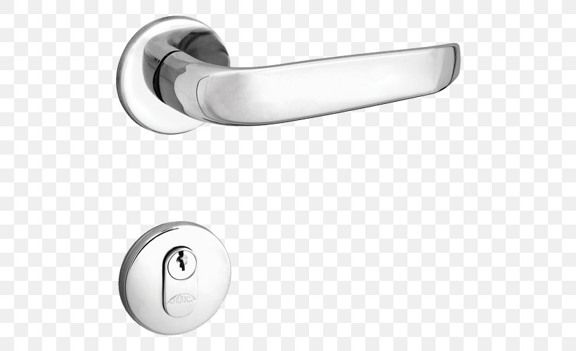Door Handle Bathroom Pin Tumbler Lock Key, PNG, 500x500px, Door Handle, Bathroom, Body Jewelry, Chrome Plating, Door Download Free