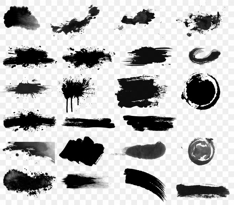 Ink Brush Drawing Inker, PNG, 4278x3751px, Ink, Black And White, Brush, Drawing, Ink Brush Download Free