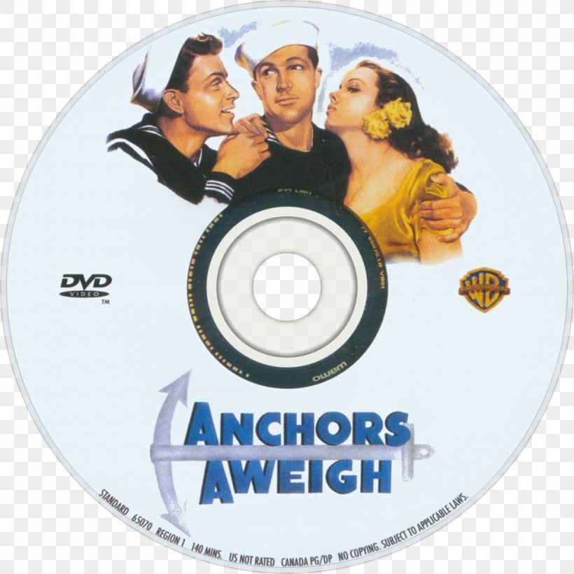 Anchors Aweigh DVD Film Director Television, PNG, 1000x1000px, Anchors Aweigh, Compact Disc, Dvd, Film, Film Director Download Free