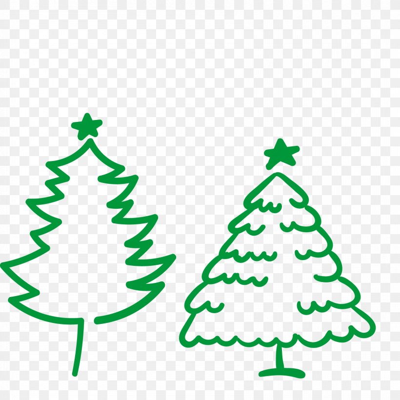 Christmas Tree Illustration, PNG, 1667x1667px, Christmas Tree, Area, Art, Branch, Cartoon Download Free