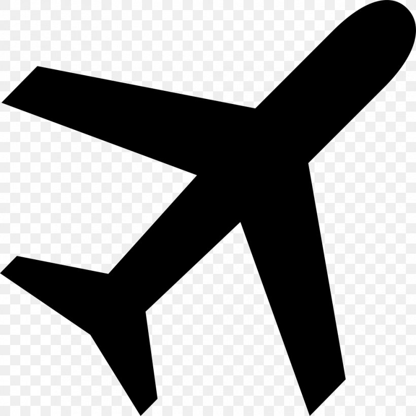 Symbol Airplane Clip Art, PNG, 980x980px, Symbol, Air Travel, Aircraft, Airplane, Black And White Download Free