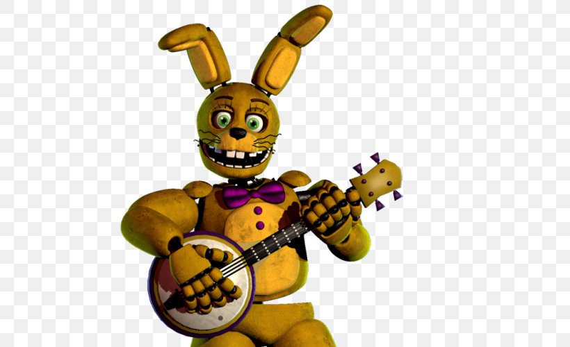 Five Nights At Freddy's 2 Garry's Mod Five Nights At Freddy's 3 Reddit, PNG, 500x500px, Reddit, Banjo, Bee, Easter Bunny, Honey Bee Download Free