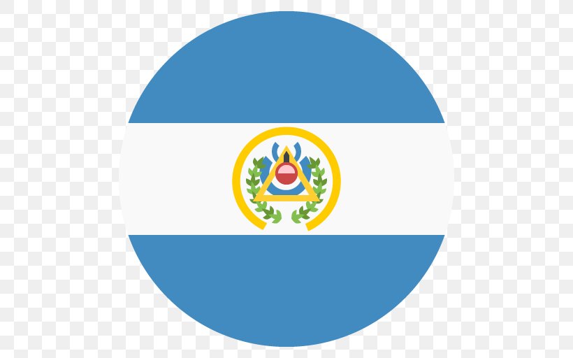 Flag Of El Salvador Emoji Flag Of Nicaragua, PNG, 512x512px, El Salvador, Area, Brand, Emoji, Emojipedia Download Free