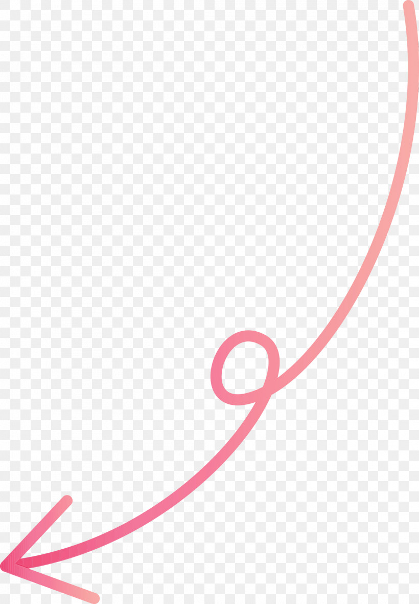 Pink Line Magenta, PNG, 2084x3000px, Curved Arrow, Line, Magenta, Paint, Pink Download Free