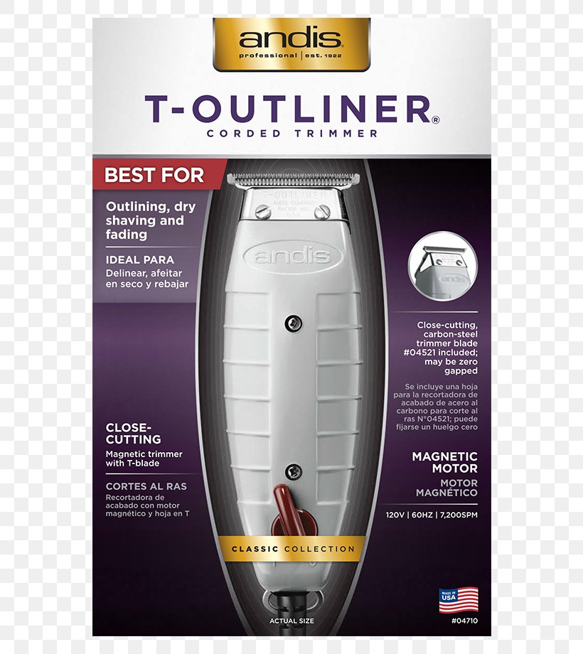 Hair Clipper Andis T-Outliner GTO Barber Andis Trimmer T-Outliner, PNG, 780x920px, Hair Clipper, Andis, Andis Fade Master, Andis Gtx Toutliner Tm20, Andis Trimmer Toutliner Download Free